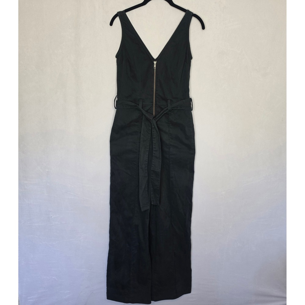 The Range retro Zip Front Wide Leg Jumpsuit with Belt minimalist utility